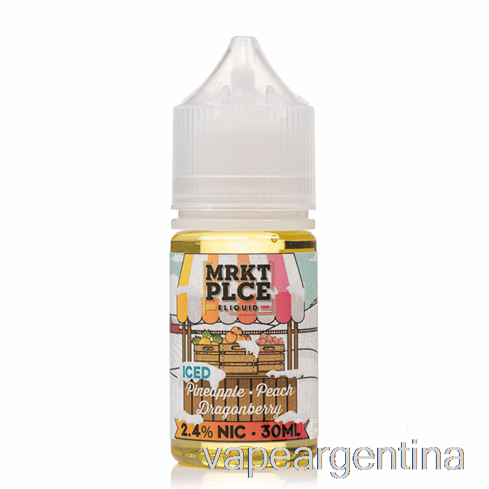 Hielo Piña Melocotón Dragonberry - Sales Mrkt - 30ml 48mg Vape Descartable